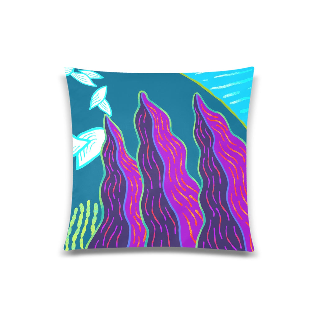 Botanical Custom Zippered Pillow Case 20"x20"(Twin Sides)