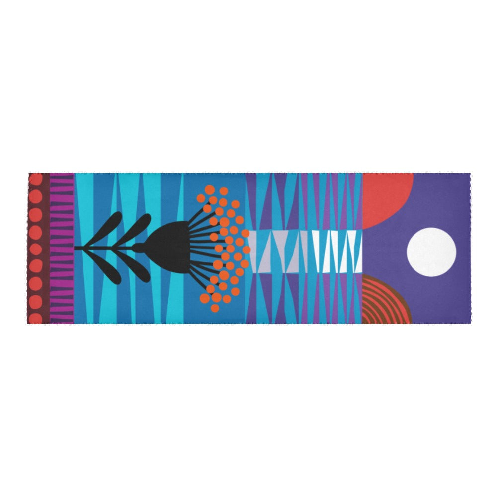 Moon Flower Area Rug 9'6''x3'3''