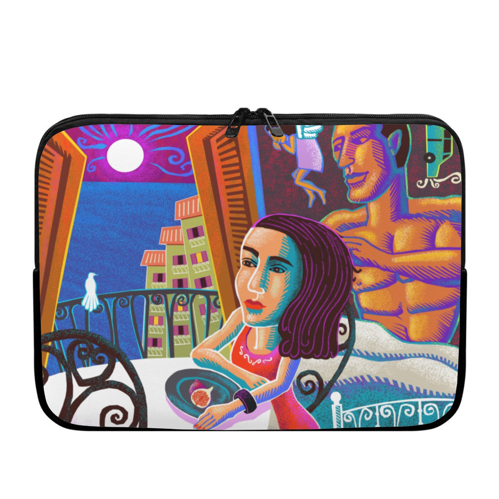 Lady and Moon Laptop Sleeve (15-Inch)
