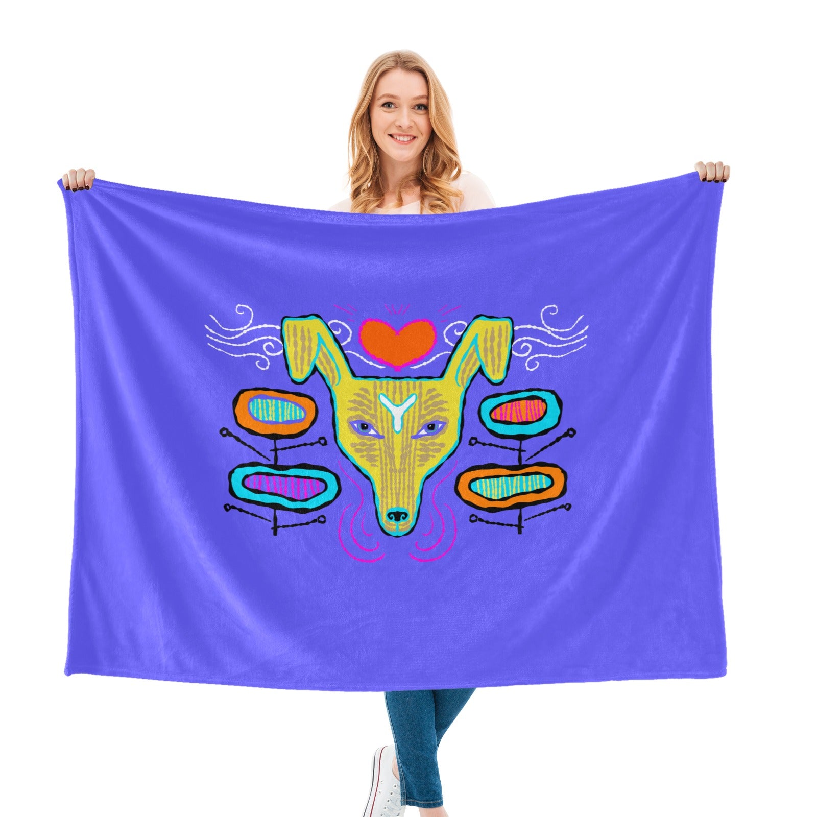 Yellow Dog Ultra-Soft Micro Fleece Blanket 60"x50"