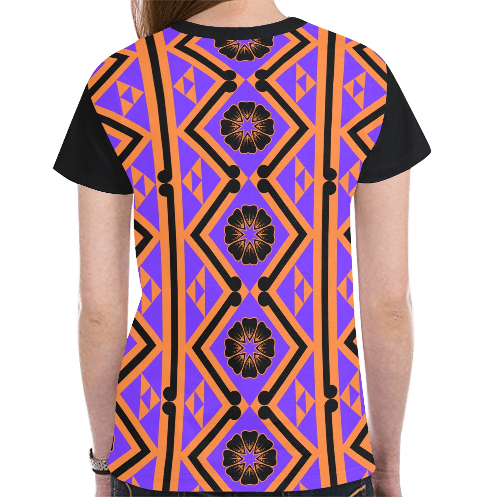 Kawa New All Over Print T-shirt for Women (Model T45)