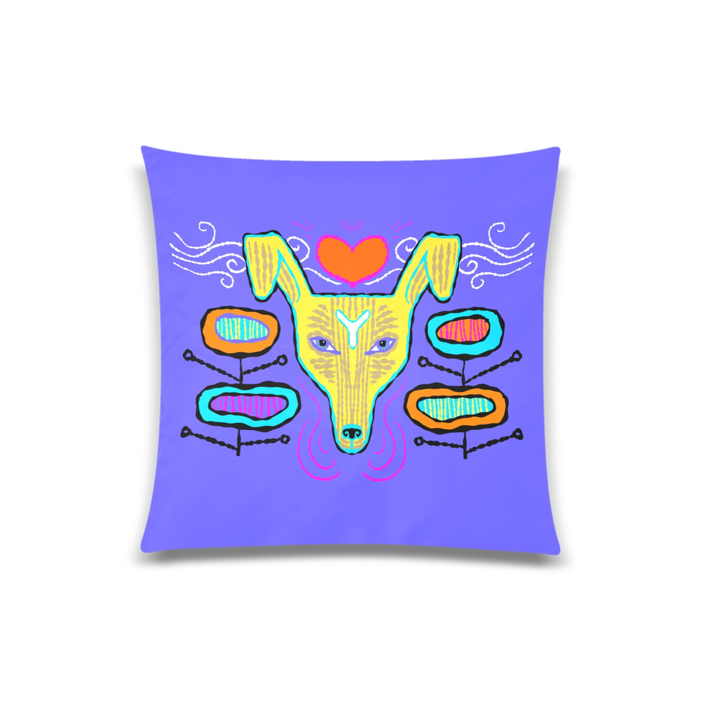 Yallow Dog Custom Zippered Pillow Case 20"x20"(Twin Sides)