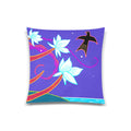 Magnolia Tree Custom Zippered Pillow Case 20"x20"(Twin Sides)