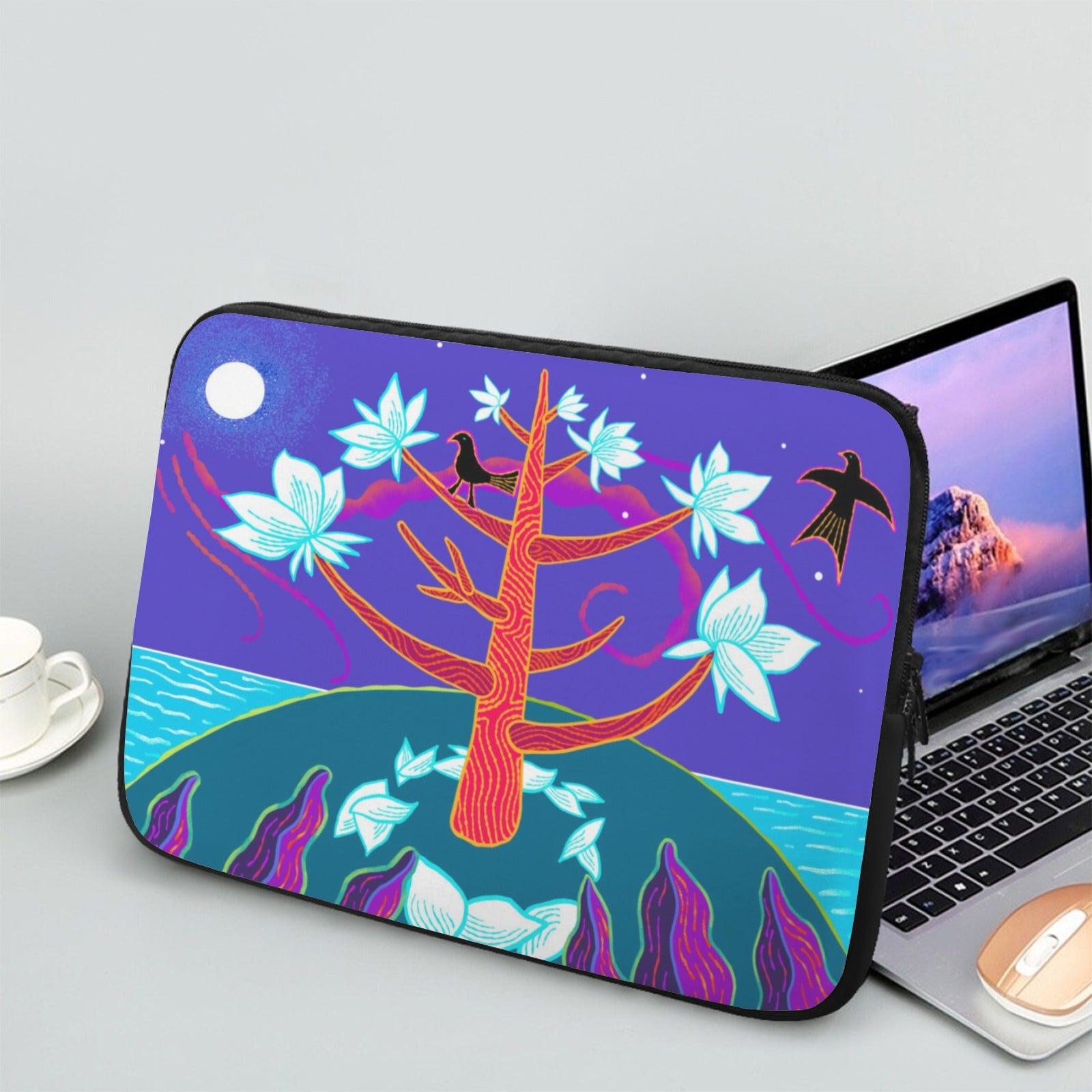 Laptop Magnolia Tree Sleeve (17-Inch)
