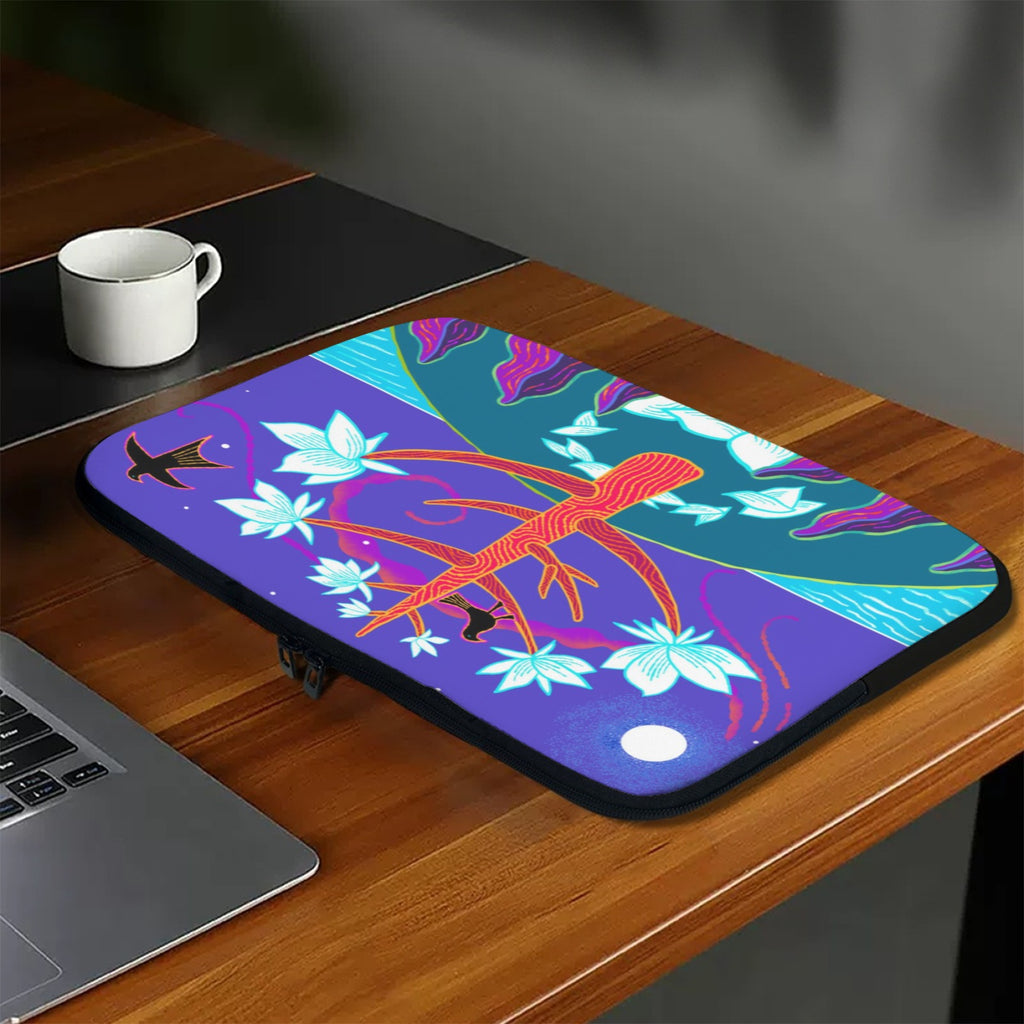 Magnolia Tree Laptop Sleeve (17-Inch)
