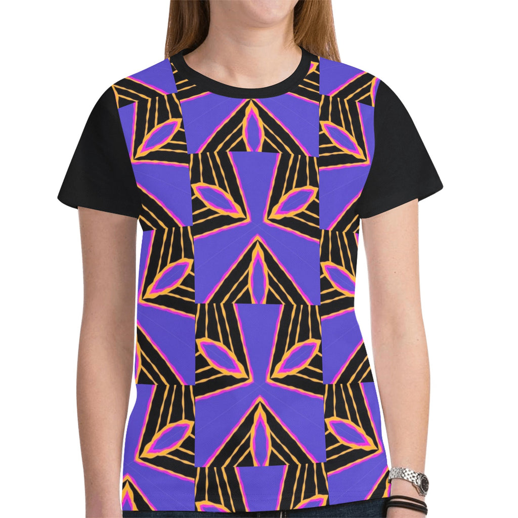 kaleido T-shirt for Women (Model T45)