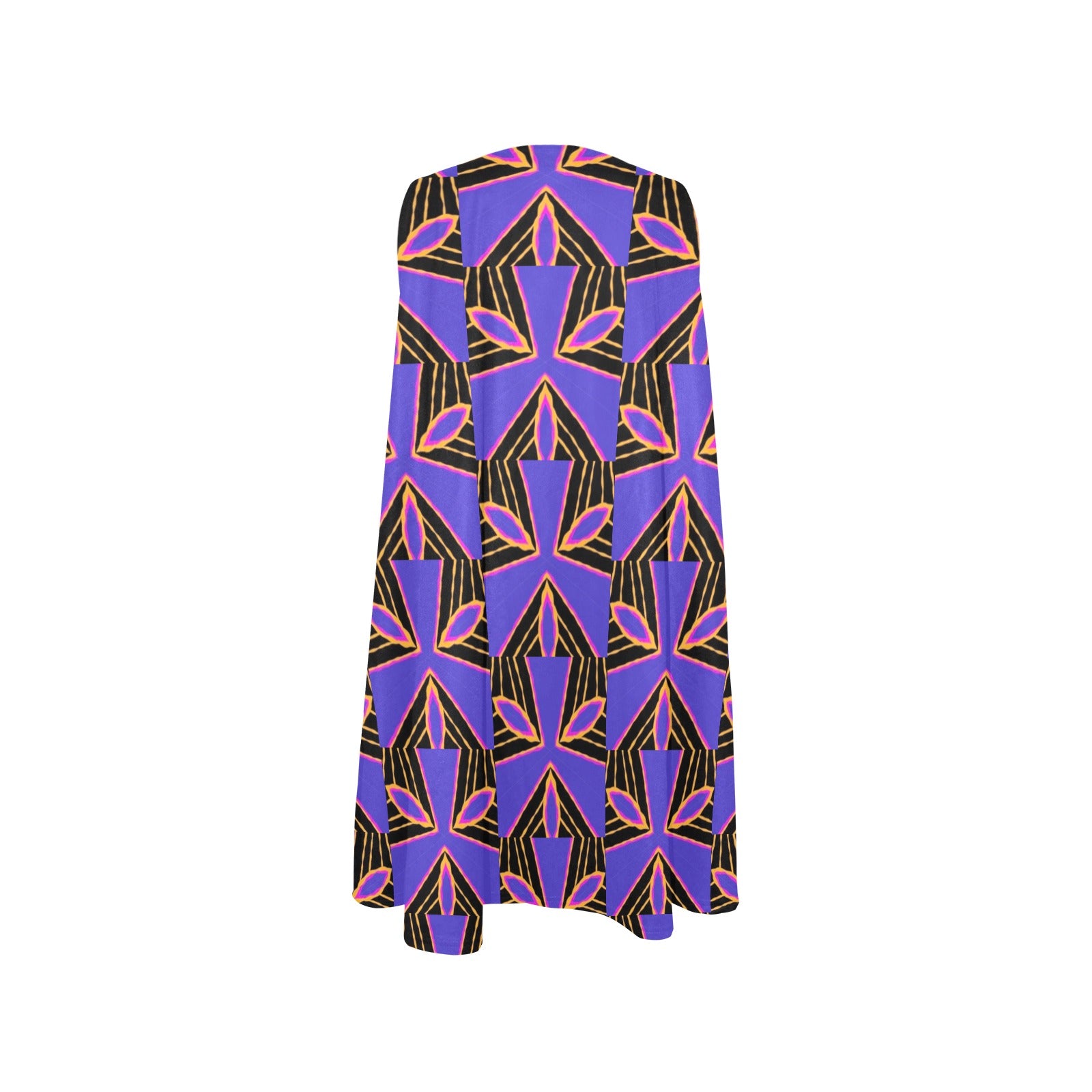 kaleido Sleeveless A-Line Pocket Dress (Model D57)