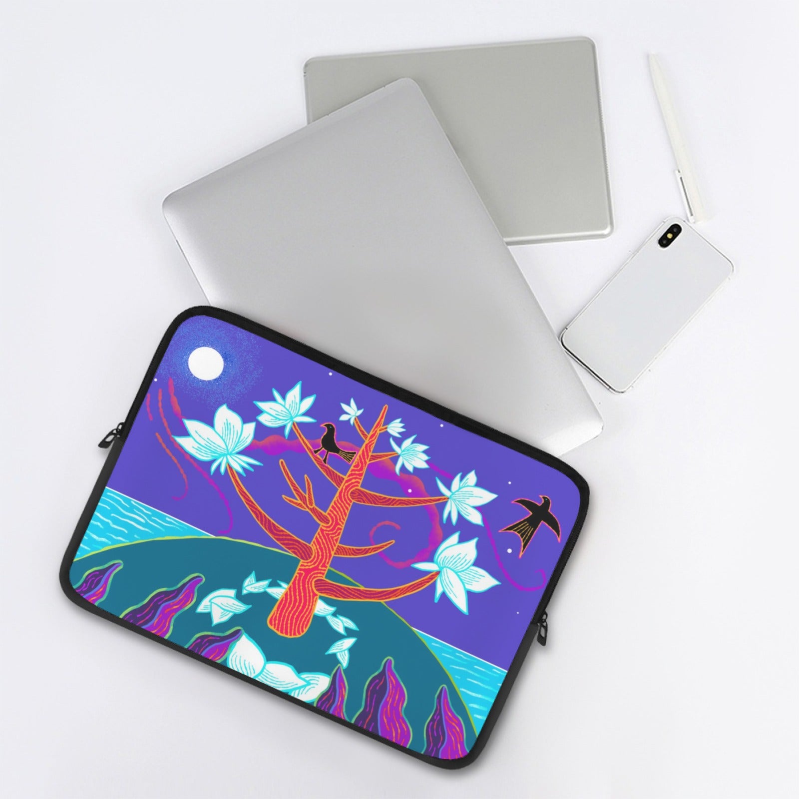 Laptop Magnolia Tree Sleeve (17-Inch)