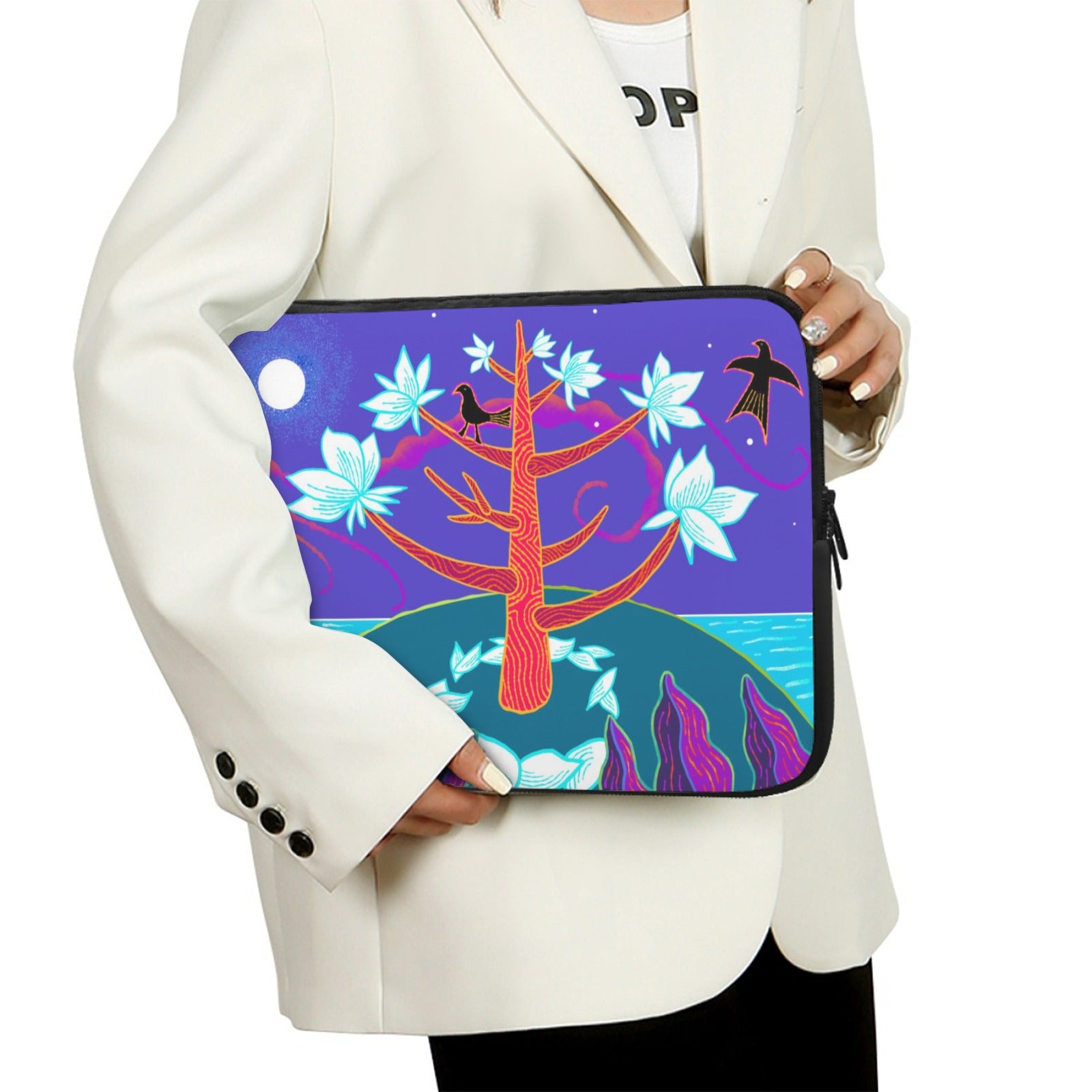 Laptop Magnolia Tree Sleeve (17-Inch)