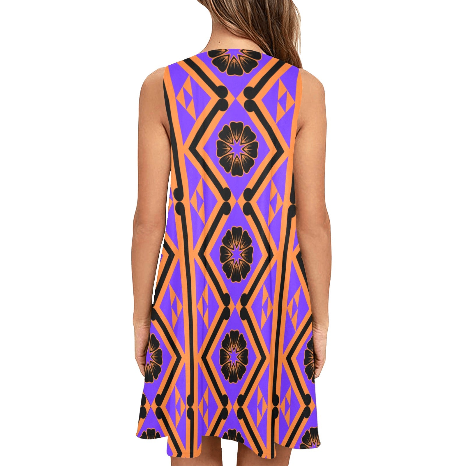 Kawa Sleeveless A-Line Pocket Dress (Model D57)
