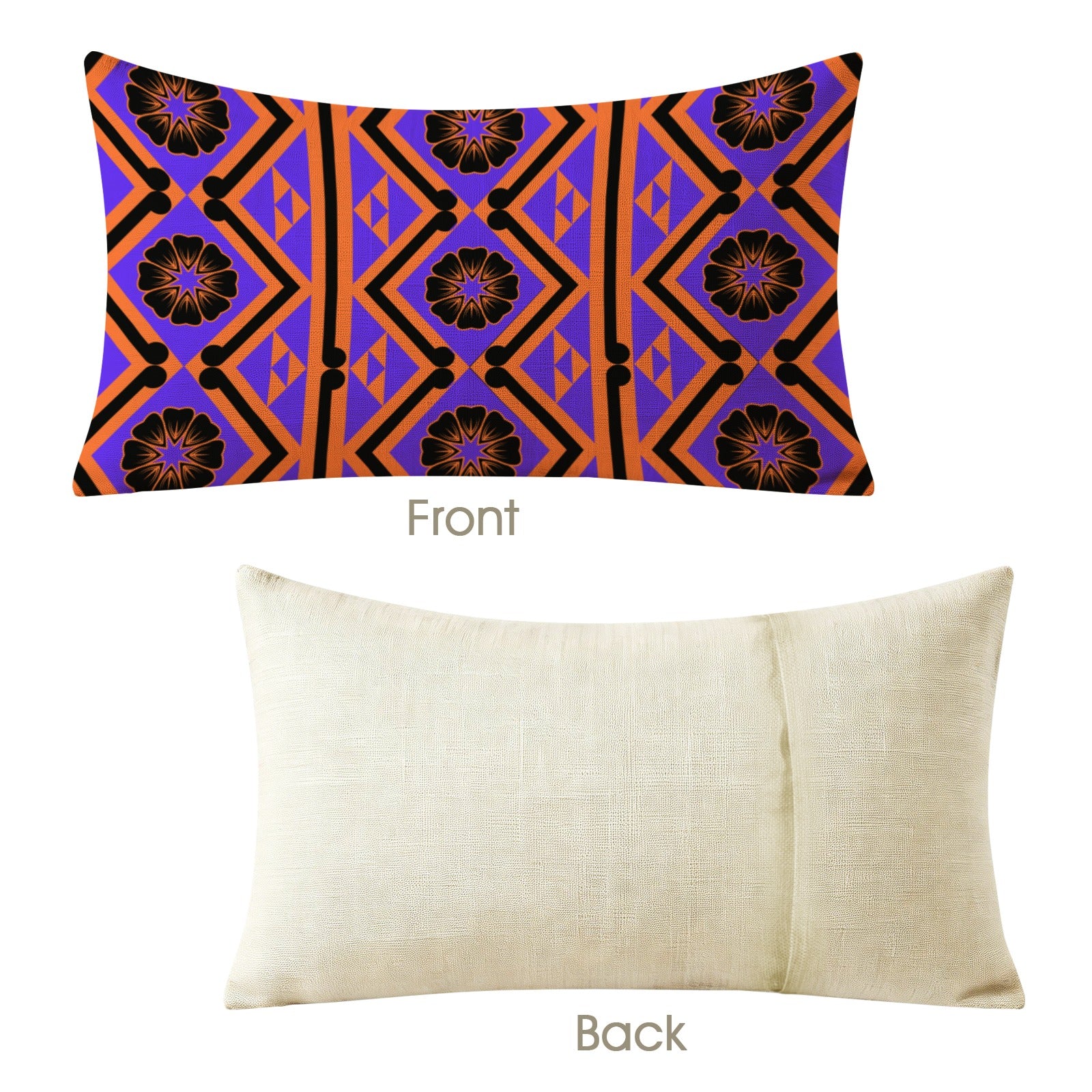 Kawa Linen Pillow Case 20x12inch (One Side)