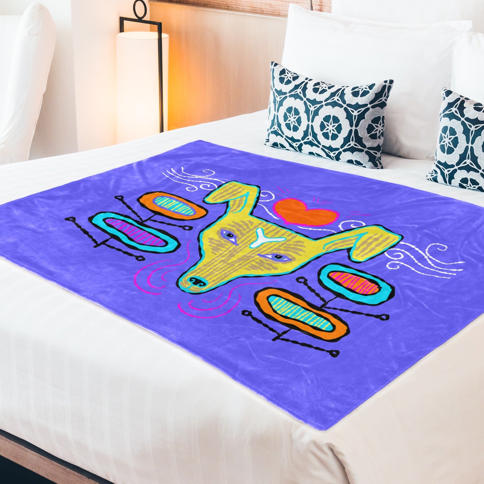 Yallow Dog Ultra-Soft Micro Fleece Blanket 60"x50"