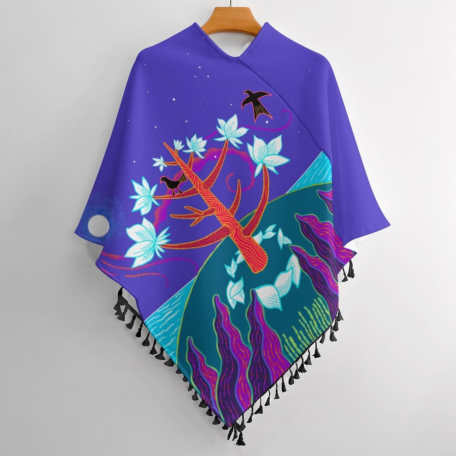 Magnolia Tree Tassel Cape