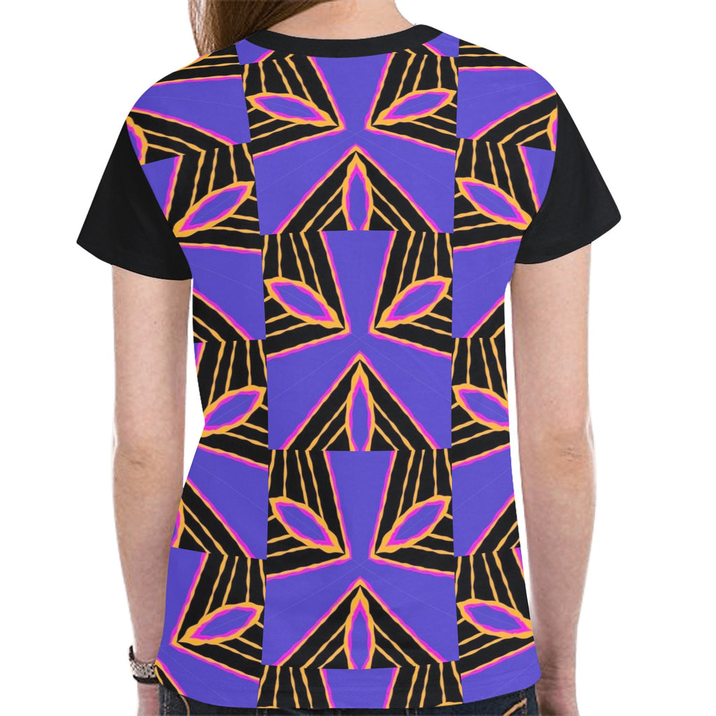 kaleido T-shirt for Women (Model T45)