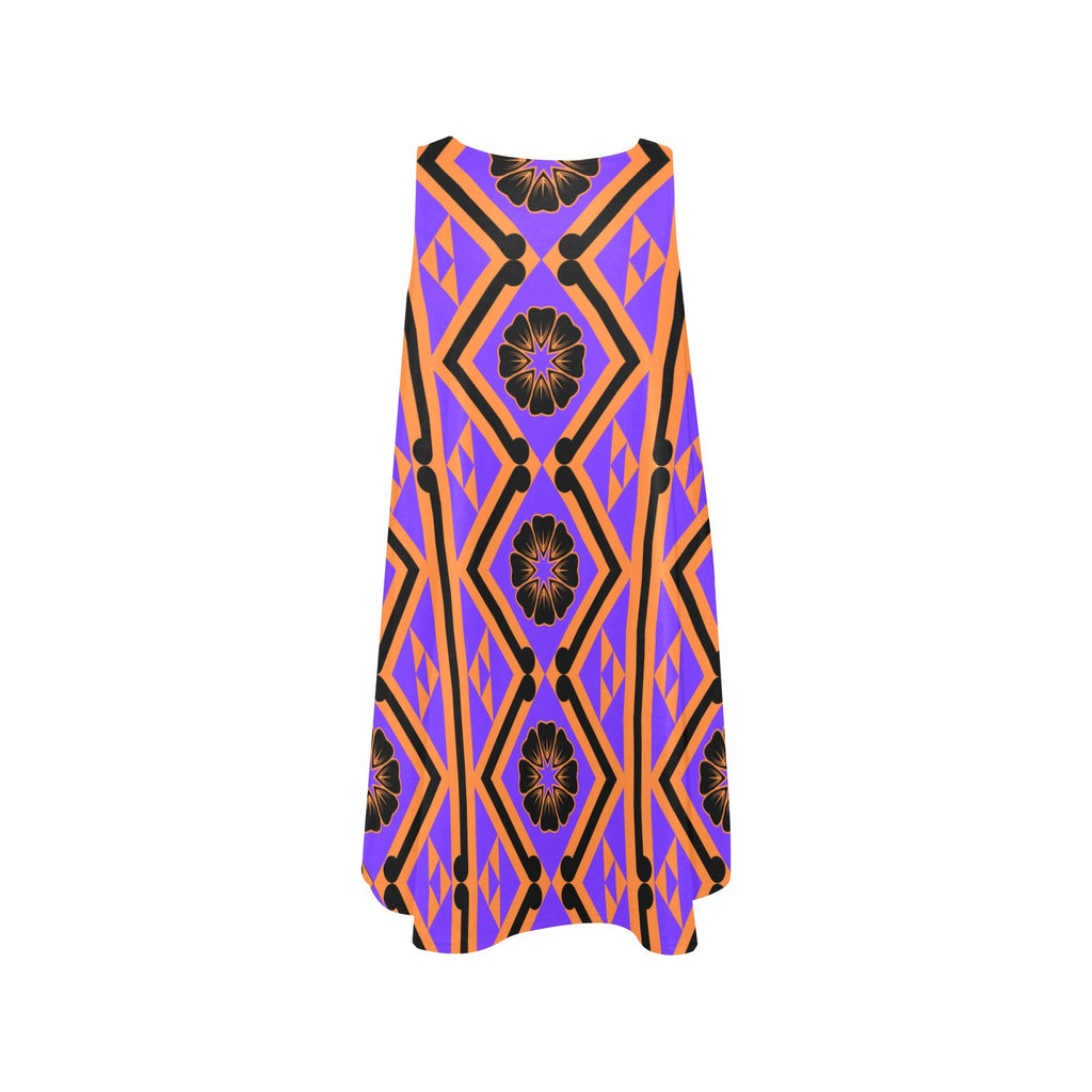 Kawa Sleeveless A-Line Pocket Dress (Model D57)