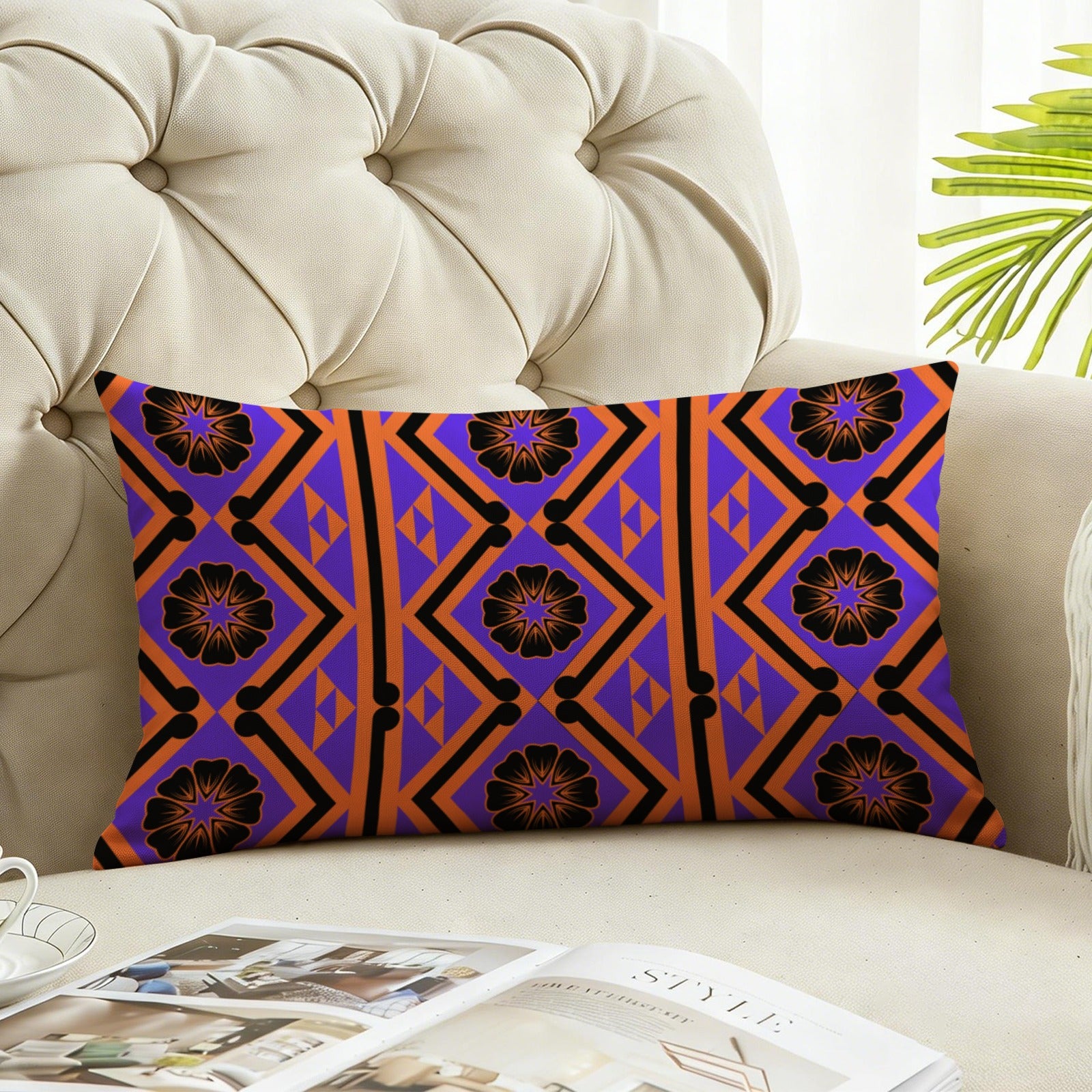 Kawa Linen Pillow Case 20x12inch (One Side)
